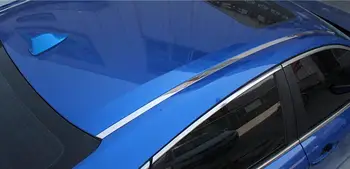 Vysoko kvalitnej nerezovej ocele strechy sklon strechy groove zdôrazňuje 2016 2017 na Honda Civic Typer