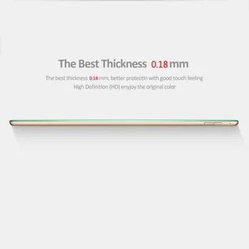 Vysoká Kvalita 9H Tvrdeného 0,18 mm hrúbka Skla Screen Protector pre iPad 10.5 palcový 2017 2019 Vzduchu 10.5 Ochranný Kryt Film