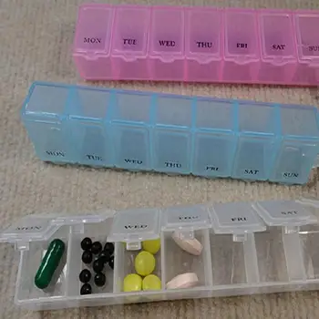 Vysoká Kvalita Starý Muž, Plastové Málo Medicíny Box Domov Tablety Tabletky Skladovanie Usporiadať Týždeň
