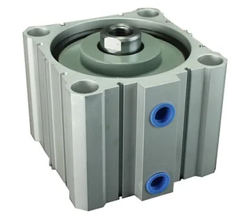 Vysoká kvalita 80 mm 25 mm vŕtanie zdvih dvojčinné ventil, pohon pneumatických valcov SDA80-25 kompaktné vzduchové valce
