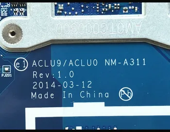 Vysoká kvalita ACLU9/ACLU0 NM-A311 Pre Lenovo Ideapad G50-30 Notebook Doske FRU:5B20G05147 N3530 DDR3L Plne Testované