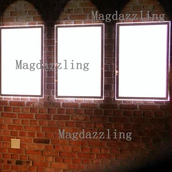 Vysoké Svetlé A2 Veľkosť Akryl LED Foto rámček Reklama Light Box,Nástenné LED Svetelné Rámy Plagát