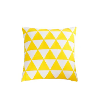 Vyšívané Hodiť Vankúš Žltá Geometrické Dekoračné Vankúše Prípade Vankúše Nordic Výzdoba Domov Gauč Pillow40557-1