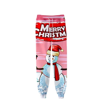 Všetky vaše Vianočné Nohavice 3D Jogger Nohavice pánske Nohavice Ženy Tepláky Unisex Bežné Dlhé Nohavice Veselé Vianoce slacks