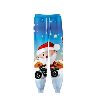 Všetky vaše Vianočné Nohavice 3D Jogger Nohavice pánske Nohavice Ženy Tepláky Unisex Bežné Dlhé Nohavice Veselé Vianoce slacks