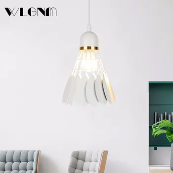 WLGNM Prívesok Lampa Železa Bedminton Moderné Závesné Osvetlenie Pre Spálne, Obývacia Izba E27 Vnútorné Osvetlenie umeleckou Výzdobou Prívesok Lampy