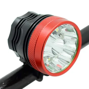 WasaFire 20000 Lumen 12*T6 LED Požičovňa Lampou predného Svetlometu Jazda na Bicykli Bicykel Predné Svetlo pre Noc na Koni+ laser zadné svetlo