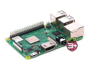 Waveshare Raspberry Pi 3 Model B+ Mini PC Tretej Generácie Auta 1.4 GHz 64-bitové quad-core ARM Cortex-A53 1G