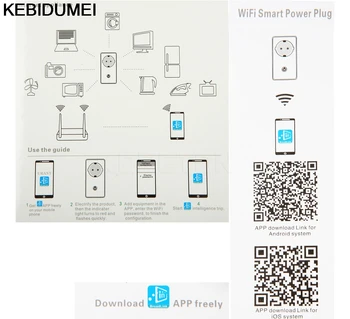 Wifi Zástrčku sieťovej Zásuvky 220V 110V Inteligentný Časovač Prepínač USB Wall Light EÚ a USA Plug IOS Android