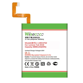Wisecoco L18D1P32 Batérie Pre Lenovo KARTU M10 TB-X505F/TB-X505X/TB-X505L/TB-X605F/TB-X605M/TB-X605L Na Sklade Vysokej Kvality