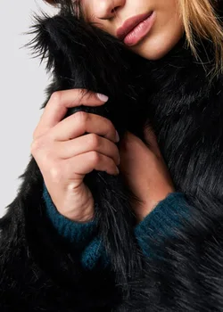 XIKOI Kvalitné Luxusné Umelú Kožušinu Kabát Pre Ženy Kabát Zime Teplé Módne Dlhé Umelé Kožušiny dámske Kabáty Bundy 2021
