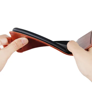 YINGHUI Kožené puzdro Pre LG O6 Plus Magnetické Flip Luxusné Elegantné Koža Telefón puzdro Pre LG O6 ochranné puzdro