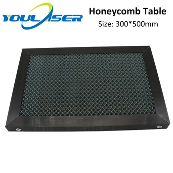 YOULASER Plástu, Pracovný Stôl 500*300 mm Prispôsobiteľný Veľkosti Palube Platforme Laserových Dielov pre CO2 Laserové Rytec Rezací Stroj