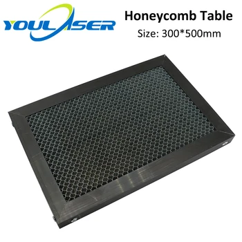 YOULASER Plástu, Pracovný Stôl 500*300 mm Prispôsobiteľný Veľkosti Palube Platforme Laserových Dielov pre CO2 Laserové Rytec Rezací Stroj