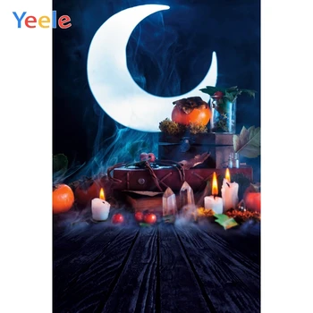 Yeele Photophone Na Foto Halloween Party Mesiac Tekvica Dieťa Fotografie Fotografické Pozadie Pozadie Pre Photo Studio Rekvizity