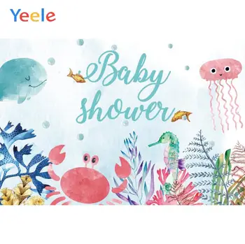 Yeele Photozone Baby Sprcha Pozadie Rekvizity Video Zvierat Kvety Fotograf Osobné Pozadie Pre Deti Studio Strieľa