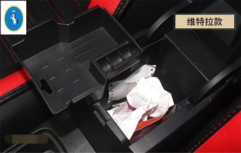 Yimaautotrims Auto Príslušenstvo, Centrálne Multifunkčné Kontajner Box Úložný Box Kryt Kit Vhodný Pre Suzuki Vitara - 2020 Plastové
