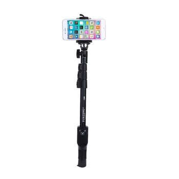 Yunteng YT-1288 Selfie držať mobilný telefón strieľal na iphone Huawei xiao Bluetooth diaľkové ovládanie live statív držiak