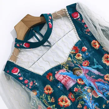 Z 2021 nové oblečenie pre ženy žakárové bavlna gázy nechtov perličiek vytlačené tričko + zbierať pás šortky vytlačené farby