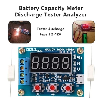 ZB2L3 Batérie Tester LED Digitálny Displej 18650 Lítiové Batérie, Napájanie Test Odolnosti Olovené Kapacita