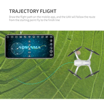 ZLRC GPS Drone S162 4K 1080P HD Kamery 5G WIFI FPV Skladacia Quadcopter Jedno-Tlačidlo Návrat RC Vzdialenosť 500 Metrov Dlhá výdrž Batérie