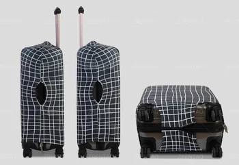 ZRENTAO elastické vykonávať batožiny kryt vysoko kvalitný polyester kufor, ochranné kryty na zips kvet batožiny puzdro