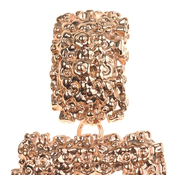 Za Kovové Geometrické Drop Náušnice Pre Ženy, Zlatá Farba Zliatiny Vyhlásenie Veľké Náušnice Nový Dizajn Vintage Šperky