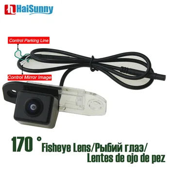 Zadnej strane Fotoaparátu Fisheye Objektív 170 Stupeň Zozadu Uhol HD Sony pixelov 1280*720 Nočné Videnie Pre Volvo S40, S60, XC60 V60 S80 xc90