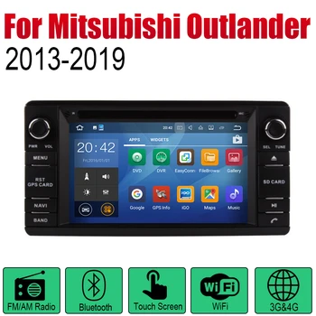 ZaiXi Android 2 Din Auto Rádio DVD Pre Mitsubishi Outlander 2013~2019 Auto Multimediálny Prehrávač GPS Navigačný Systém, Stereo