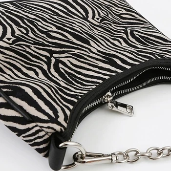 Zebra Vytlačené Crossbody Tašky Lady Ramenný Kabelky Ženy Zvierat Vzor Malé Letné Jednoduché Kapsičky pre Ženy 2020 Trend