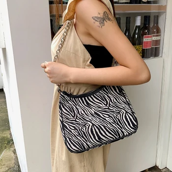 Zebra Vytlačené Crossbody Tašky Lady Ramenný Kabelky Ženy Zvierat Vzor Malé Letné Jednoduché Kapsičky pre Ženy 2020 Trend