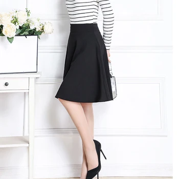 Zimné Bežné Pevné Ženy-Line Sukne Kórejský Harajuku Ríše Nad Kolená Sukne Vintage Vysoký Pás Sladké Roztomilý Mini Sukne