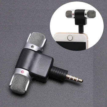 Ziskové Kovové Mikrofónu s 3,5 mm Jack Lavalier Kravatu Klip Mikrofón Mini Audio Mic Pre Reč Leture Mobilného Telefónu, Mikrofón