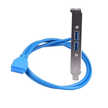 Základná Doska USB 3.0, Prenos 20 Pin Dvojité USB3.0 Výstroj Linka/ USB3.0 Zadné Šasi Ozvučnice Kábel Na Prenos Údajov