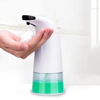 Úrad Kvapaliny Smart Touchless Pena Infračervený Senzor Mydla Bezdrôtový Kúpeľňa Domov Automatické Indukčné Hotel Kuchyňa