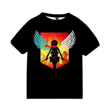 Útok Na Titan Tshirts Anime 3d tlač Filmov T shirt Streetwear Deti Fashion T-shirt Harajuku deti Košele Homme tričko