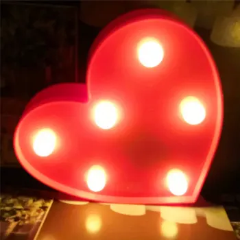 Červená Láska Srdce Svetlo Pre Modelovanie Svetlá Svadobnej Noci Svetlá, Narodeniny, Svadby Manželstva Osvetlenie Drop Shipping