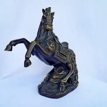 Čína zbierky výtvarné spracovanie mosadz kôň fialová socha