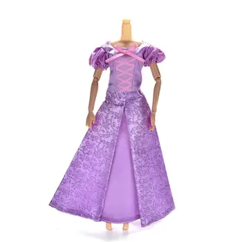Šaty Party Oblečenie Pre dievča Bábika Princezná Bábika Šaty Podobné Rozprávky Rapunzel Svadobné Šaty Najlepšie Dievčenské Darček Jeden Súbor