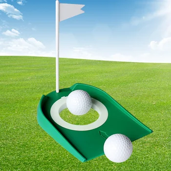 Šport Nariadenia Praxi učebné Pomôcky S Vlajkou Trávnik Golf Uvedenie Pohár Praktické Záhradné Príslušenstvo Vnútorné Vonkajšie ABS Vymeniteľné