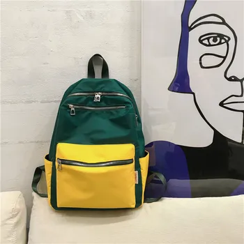 Študent taška mens bookbag 2020 dievča školy taška veľká kapacita batoh areáli vodeodolného nylonu batoh žena college