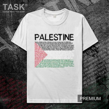 Štátu Palestína Palestínskych PS PSE národný tím mens t košele, topy Krátky Rukáv športové oblečenie 2019 nové letné bavlnené tričko