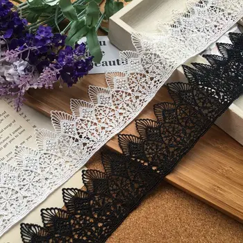 šírka 6TYP nádherné rovný okraj polyester čipky ručné DIY odevné doplnky tiara závoj dekoratívny materiál