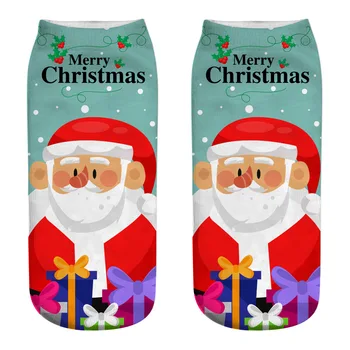 Ženské 3D Zimné Cartoon Vtipné Vianočné Ponožky Blázon Roztomilý Úžasná Novinka Tlač Cool Fashion Rozkošný Roztomilý Dizajn