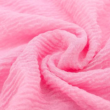 Ženy to super veľké bavlny a ľanu šatku na jar, v lete a na jeseň, malé čerstvé ružový krém na opaľovanie wild šatkou multifunkčné dual